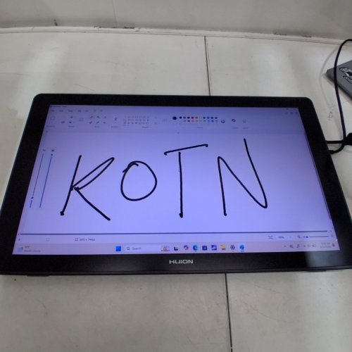HUION DRAWING TABLET KAMVAS 22 PLUS - PEN DISPLAY. FULL LAMINATION SCREEN. 1200:1 CONTRAST RATIO. 140% SRGB GAMUT WITH ADJUSTABLE STAND AND USB-C TO USB-C CABLE (MODEL: GS2202) image 2