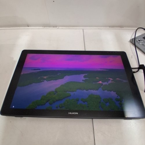 HUION DRAWING TABLET KAMVAS 22 PLUS - PEN DISPLAY. FULL LAMINATION SCREEN. 1200:1 CONTRAST RATIO. 140% SRGB GAMUT WITH ADJUSTABLE STAND AND USB-C TO USB-C CABLE (MODEL: GS2202) image 5