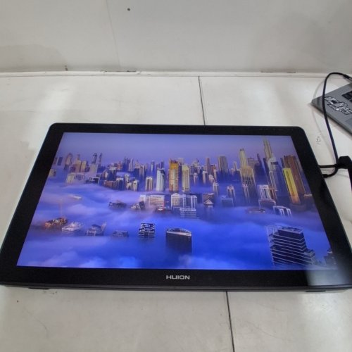 HUION DRAWING TABLET KAMVAS 22 PLUS - PEN DISPLAY. FULL LAMINATION SCREEN. 1200:1 CONTRAST RATIO. 140% SRGB GAMUT WITH ADJUSTABLE STAND AND USB-C TO USB-C CABLE (MODEL: GS2202) image 7