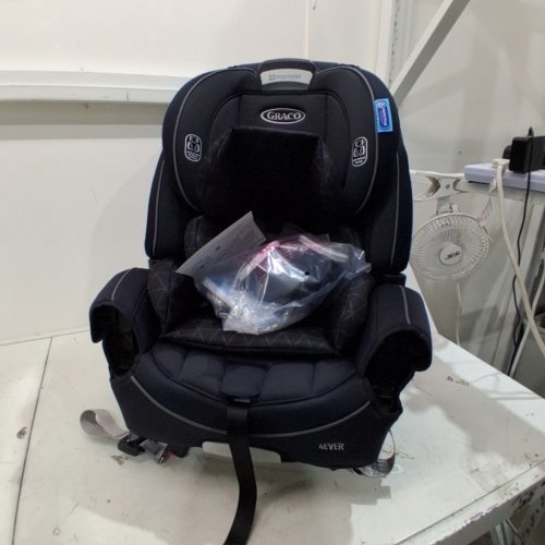 GRACO 4EVER 4-IN-1 CONVERTIBLE WASHABLE CAR SEAT - 4-120LBS MAX - BLACK (MODEL: 2168323) image 4