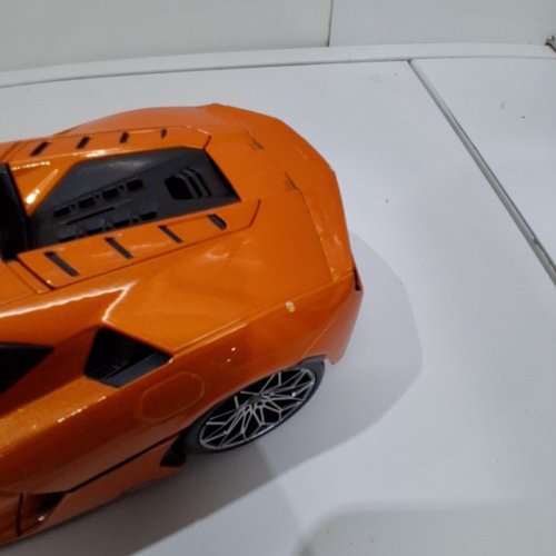 MAISTO *SPECIAL EDITION* LAMBORGHINI TEMERARIO COLLECTIBLE MODEL DIE CAST CAR - 1:18 SCALE - ORANGE (MODEL: 9897765) image 3