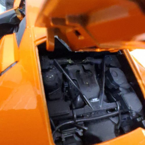 MAISTO *SPECIAL EDITION* LAMBORGHINI TEMERARIO COLLECTIBLE MODEL DIE CAST CAR - 1:18 SCALE - ORANGE (MODEL: 9897765) image 4