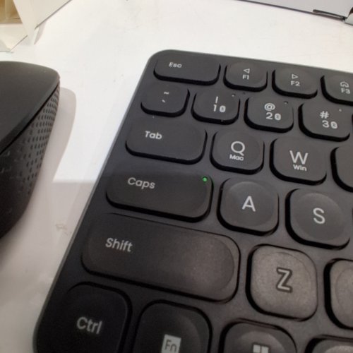 RAPOO WIRELESS BLUETOOTH OR DONGLE KEYBOARD AND MOUSE - BLACK (MODEL: 9010M) image 3