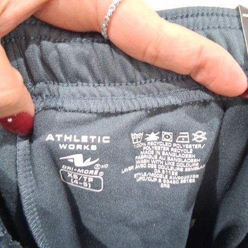 KID'S ATHLETIC WORKS JOGGER PANTS - EXTRA SMALL - BLUE image 3
