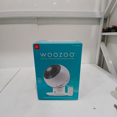 IRIS WOOZOO 5-SPEED OSCILLATING GLOBE FAN - 82FT RANGE - WHITE (MODEL: PCF-SC15T-CT/2354207) image 4
