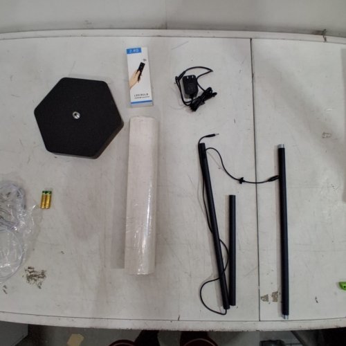 DIMMABLE LED FLOOR LAMP WITH FOOT SWITCH & REMOTE - 9W - BLACK - (MODEL: UUJ-FL) image 2