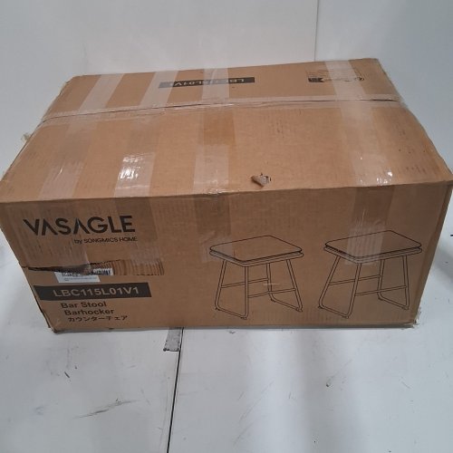 2PK VASAGLE COUNTER HEIGHT BAR STOOLS-16.5" X 25.6" - BEIGE (MODEL: ULBC115K01) image 5