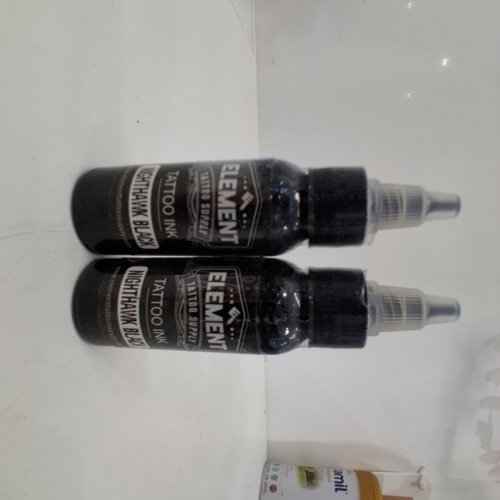 2 ELEMENT TATTOO SUPPLY INK - NIGHTHAWK BLACK- 1 OZ/EACH image 3