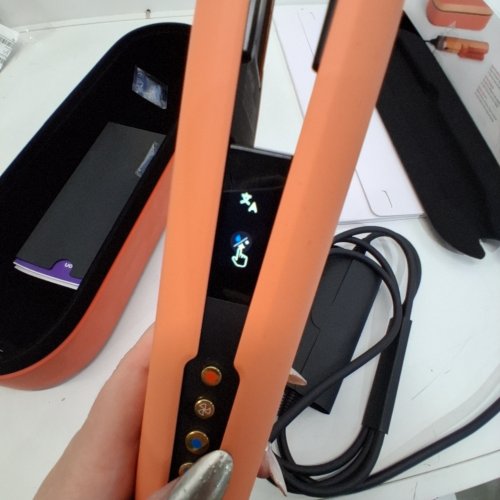 DYSON AIRSTRAIT WET TO DRY HAIR STRAIGHTENER - LIMITED EDITION APRICOT/ TOPAZ (MODEL: HT01) image 3