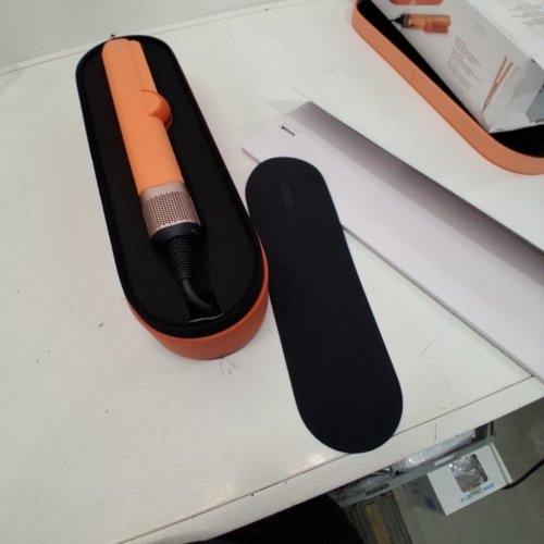 DYSON AIRSTRAIT WET TO DRY HAIR STRAIGHTENER - LIMITED EDITION APRICOT/ TOPAZ (MODEL: HT01) image 9