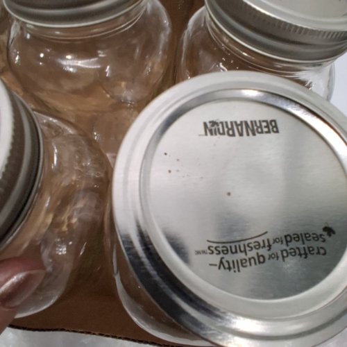 12PK BERNARDIN MASON JARS - 1 L - CLEAR image 3