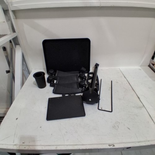 UNBRANDED SALON TRAY WITH STORAGE - BLACK (MODEL: QIZ020-SLTP) image 2
