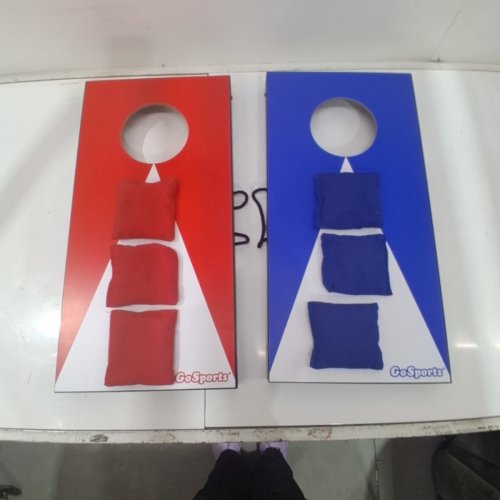 GOSPORTS CORNHOLE SET - 4FT X 2FT - RED/WHITE/BLUE - CH-03 image 2