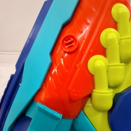 NERF SUPER SOAKER POWER DRENCH WATER BLASTER WITH EASY FILL STATION HOSE ATTACHMENT - BLUE/ORANGE (MODEL: ‎G11165L0) image 3