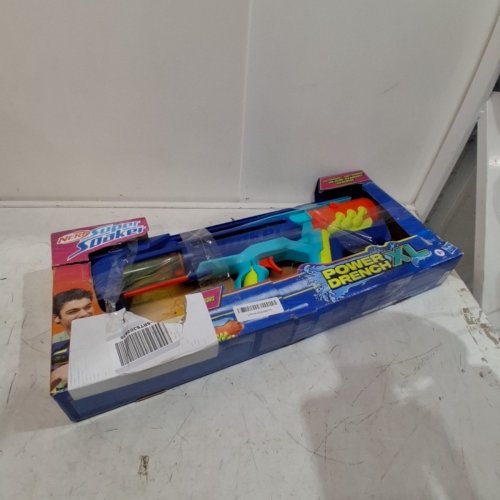 NERF SUPER SOAKER POWER DRENCH WATER BLASTER WITH EASY FILL STATION HOSE ATTACHMENT - BLUE/ORANGE (MODEL: ‎G11165L0) image 5