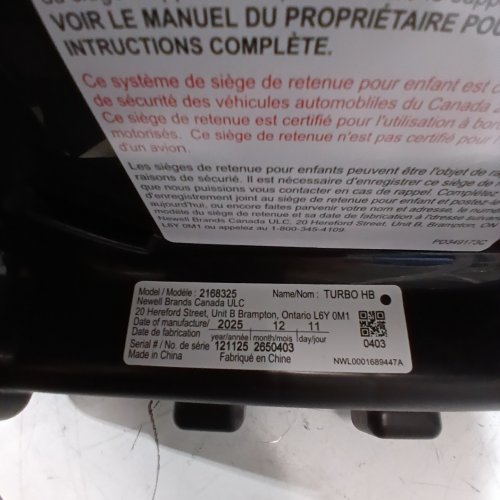 GRACO 2-IN-1 TURBOBOOSTER HIGHBACK TO BACKLESS BOOSTER CAR SEAT - 40-100LB MAX - BLACK (MODEL: 2168325) image 2