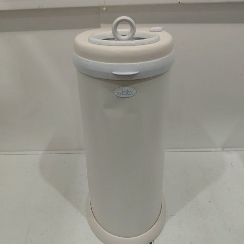 UBBI STEEL DIAPER PAIL WITH SAFETY LOCK - 13 GAL - IVORY (MODEL: 10047) image 3