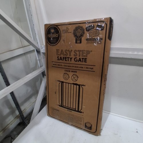 REGALO EASY STEP SAFETY GATE - 29"- 38.5" - WHITE (MODEL: 1160-DS) image 3