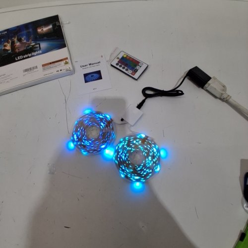 DAYBETTER SMART COLOR CHANGING LED STRIP LIGHTS WITH REMOTE APP CONTROL -5050 RGB- 100FT (2 ROLLS OF 50FT) image 2