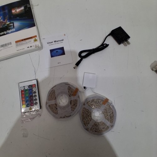 DAYBETTER SMART COLOR CHANGING LED STRIP LIGHTS WITH REMOTE APP CONTROL -5050 RGB- 100FT (2 ROLLS OF 50FT) image 3