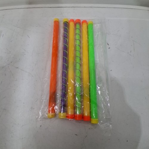 6PC GROAN TUBE NOISE MAKER STICKS - 15.4" - ASSORTED COLORS image 2