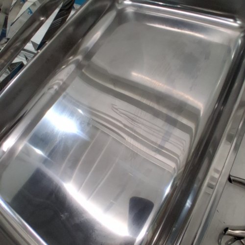 4PK STAINLESS STEEL CHAFING DISHES FOOD WARMERS - 10OZ. - SILVER image 3