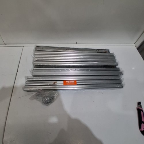 10PK VEVOR HEAVY DUTY DRAWER SLIDES WITH SOFT CLOSE - 24" - 100LB CAP - SILVER (MODEL: 4605S2.600-10) image 2