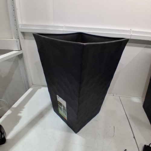 KETER STONE-LOOK TAPERED PLANTER - 22.5" - BLACK (MODEL: 1992432) image 2