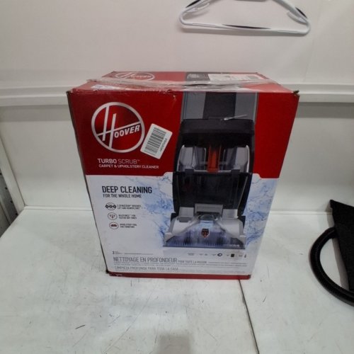 HOOVER TURBOSCRUB UPRIGHT CARPET CLEANER MACHINE WITH SPOT CLEANING ATTACHMENT - WHITE/BLACK (MODEL: FH50138V) image 7