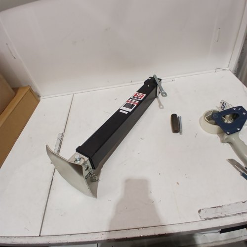 TYT TRAILER JACK - VERTICAL TRAVEL CAMPER RV JACK - SIDE WIND DIRECT WELD ON TRAILER JACK - 8000LBS MAX CAPACITY - 15" - BLACK/SILVER image 2