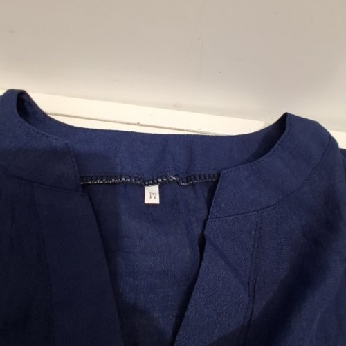 WOMEN'S LONG SLEEVE BREATHABLE BLOUSE - MEDIUM - NAVY image 2