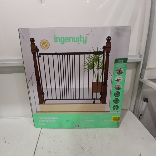 SUMMER BY INGENUITY THE STAIRWAY+ 46W SERIES PET AND BABY GATE - 31" - 46" X 32.5" - BLACK image 3