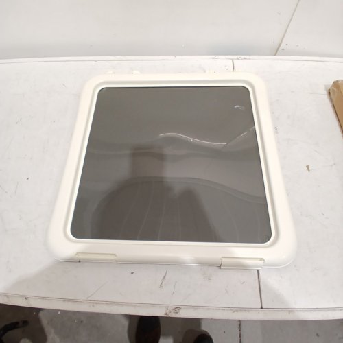 AMAZON BASICS SQUARE PET TRAINING PAD HOLDER - 22" X 22" - GREY/WHITE image 2