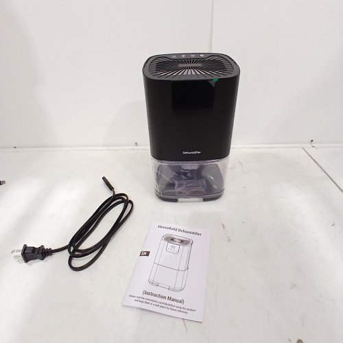 PORTABLE HOUSEHOLD DEHUMIDIFIER WITH LCD DISPLAY - 350SQ.FT -35OZ - 40W, 100-240 V - BLACK (MODEL: B06) image 4