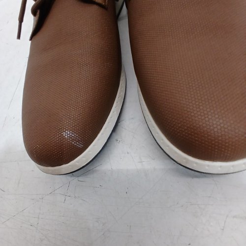 ALDO MEN'S CASUAL CLIVE SHOE - SIZE 11- COGNAC BROWN/NAVY/WHITE (STYLE1944011) image 3