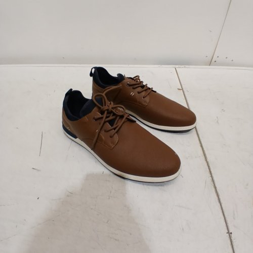 ALDO MEN'S CASUAL CLIVE SHOE - SIZE 11- COGNAC BROWN/NAVY/WHITE (STYLE1944011) image 5