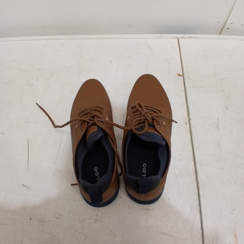 ALDO MEN'S CASUAL CLIVE SHOE - SIZE 11- COGNAC BROWN/NAVY/WHITE (STYLE1944011) image 6