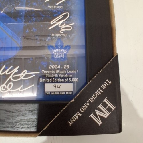 THE HIGHLAND MINT TORONTO MAPLE LEAFS LIMITED EDITION 2024-25 SIGNATURE RINK PRINT - 12" X 19.5" - MULTICOLOURED (STYLE : 202477458) image 2