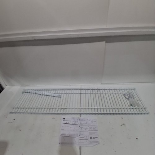 2PK PROWORX CLOSET SHELVES WITH ROD - 4FT X 12" - WHITE (MODEL: MTI412012) image 2