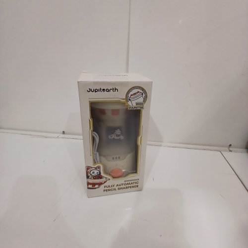 JUPITEARTH AUTOMATIC PENCIL SHARPENER - WHITE /ORANGE image 6