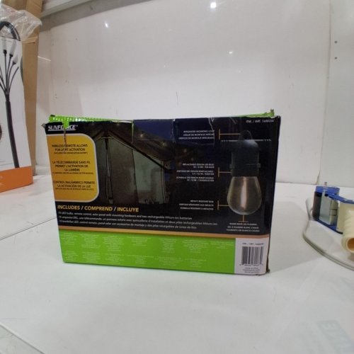 SUNFORCE SOLAR POWER 15-LIGHT WEATHER RESISTANT LED STRING LIGHT SET - 35FT (MODEL: 1600334) image 4