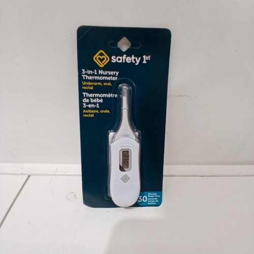 SAFETY 1ST 3-IN-1 NURSERY THERMOMETER - WHITE (MODEL: TH075) image 2