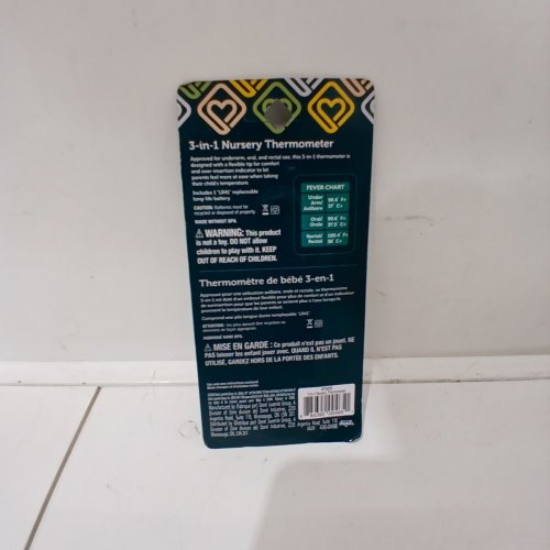 SAFETY 1ST 3-IN-1 NURSERY THERMOMETER - WHITE (MODEL: TH075) image 3