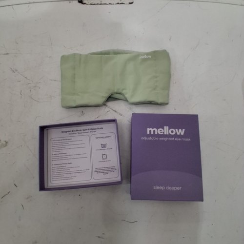 MELLOW BLACKOUT DEEP SLEEP WEIGHTED EYE MASK - ONE SIZE FITS MOST - SAGE GREEN image 2