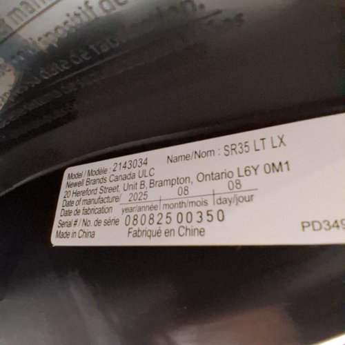 GRACO SNUGRIDE 35 LITE LX INFANT CAR SEAT - 4-35LBS CAP - BLACK (MODEL: 2143034) image 2