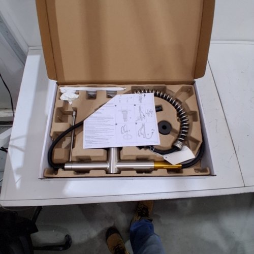 KOHLER HAKU SEMI-PROFESSIONAL KITCHEN SINK FAUCET - 1.5GAL FLOW RATE - STAINLESS STEEL (MODEL :1806370/R38475-BL) image 2
