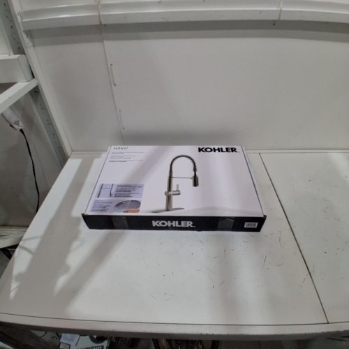 KOHLER HAKU SEMI-PROFESSIONAL KITCHEN SINK FAUCET - 1.5GAL FLOW RATE - STAINLESS STEEL (MODEL :1806370/R38475-BL) image 5