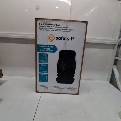 SAFETY 1ST 3-IN-1 HARNESS BOOSTER CAR SEAT - 100LB MAX - BLACK (MODEL: 22276CHHR) image 5