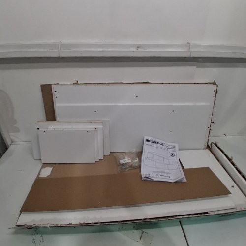 CLOSETMAID STORE ALL FLOOR ORGANIZER SHELF, WHITE (MODEL: 05060) image 2
