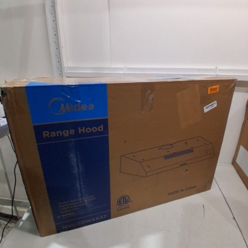 MIDEA UNDER CABINET CONVERTIBLE SLIM RANGE HOOD WITH 3-SPEED EXHAUST - 30" / 120V - STAINLESS STEEL (MODEL: MVU30W4AST) image 5